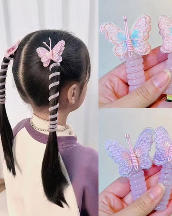 Butterfly Telephone Wire Hair Bands