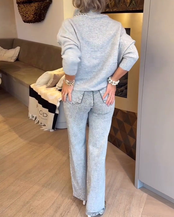 Fashionable Turtleneck Versatile Jumper