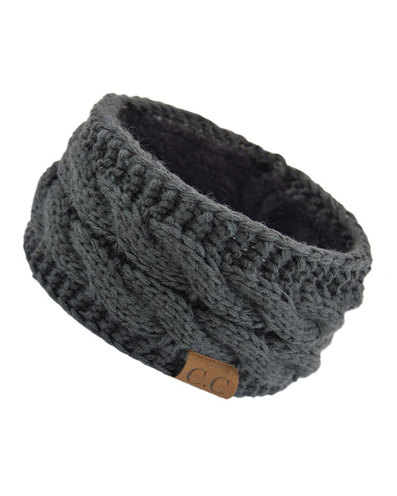 Fleece Knit Headband for Autumn and Winter