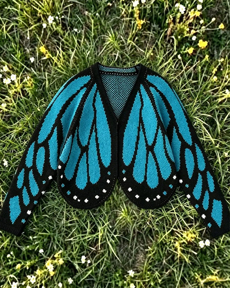 Butterfly Fashion Casual Cardigan
