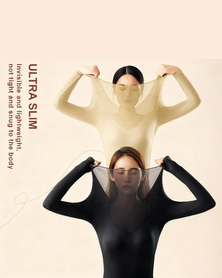 Ultra Thin Seamless Thermal Underwear For Women