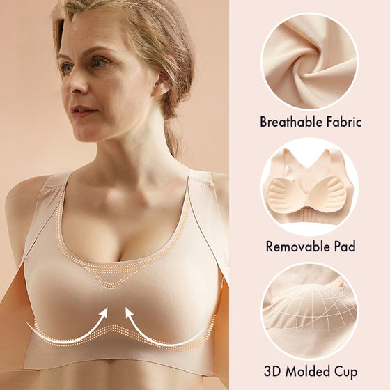 Push up Back Support Seamless Bra