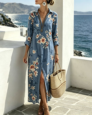 Floral Print Maxi Dress