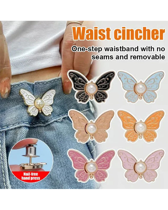 Pearl Butterfly Waist Buckle