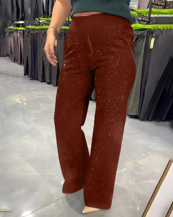 Fashionable And Casual Wide-Leg Pants