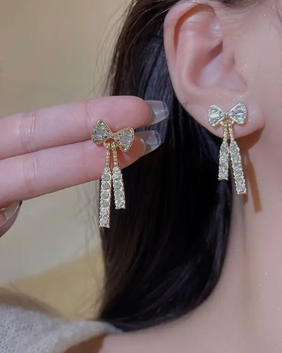 Sparkling Butterfly Earrings