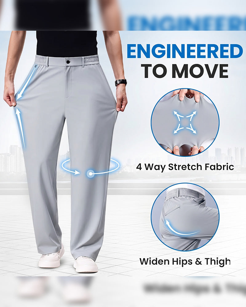 Casual Solid Straight Leg Pants