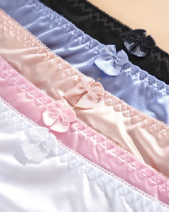 Women's Elegant Satin Lace Panties