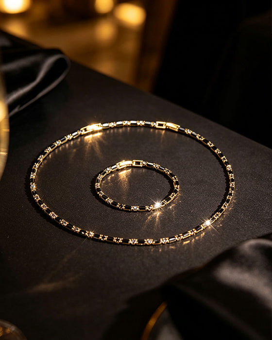 Personalized Adjustable Sparkling Jewelry Set