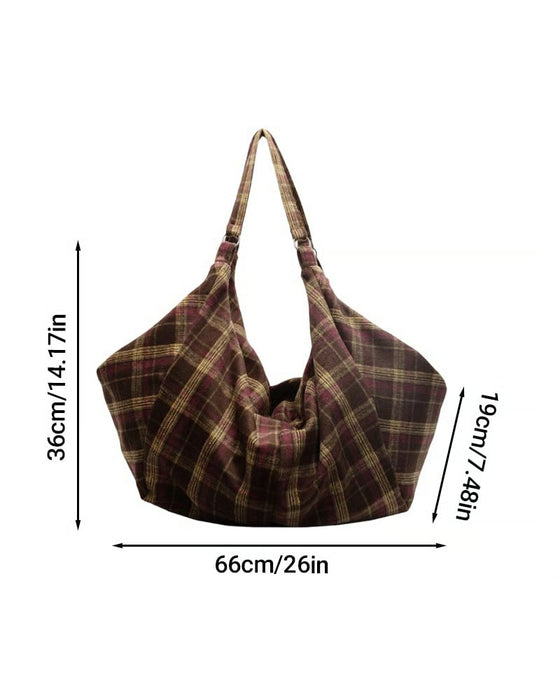 Casual Large-Capacity Crossbody Tote Bag