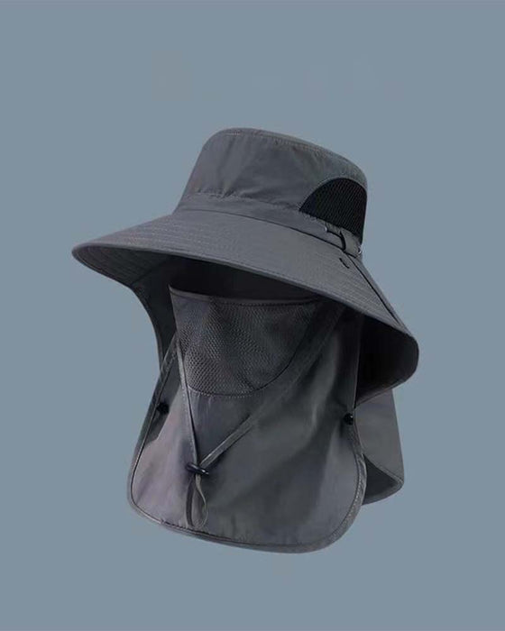 Face Covering Sun Protection Bucket Hat