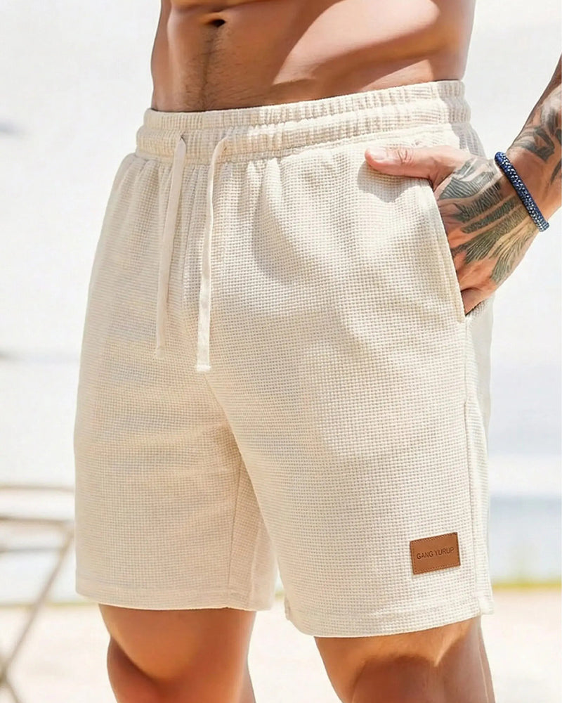 Men’s Waffle Casual Shorts