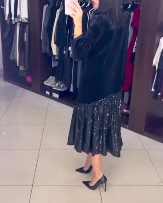 Casual Temperament Sequin Dress