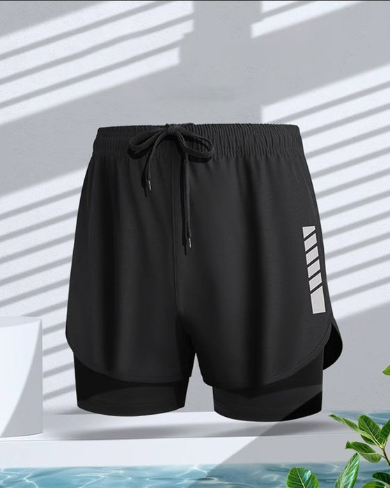 Men's Boxer Style Double Layer Modesty Short