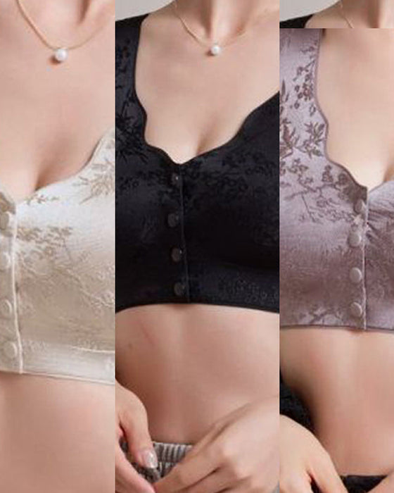 Comfort Front Closure & Wire-Free Seamless Bra