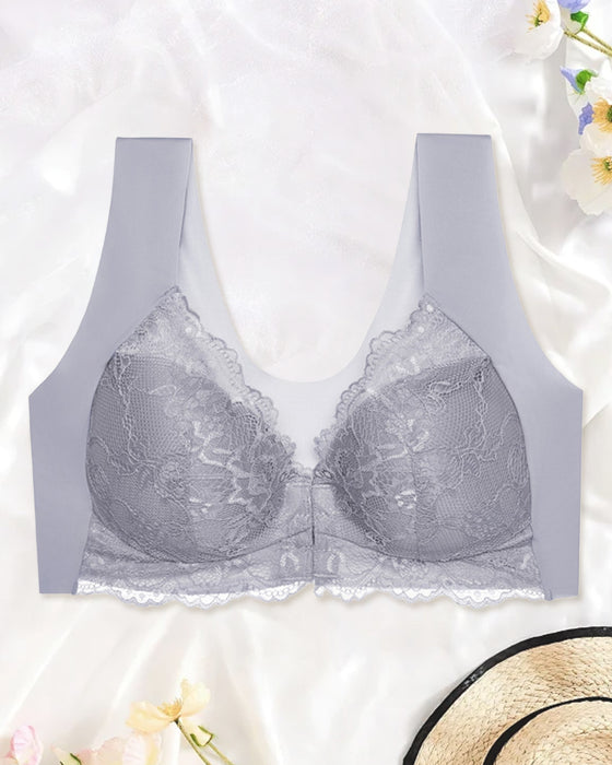 Seamless Push-Up Lace Bra
