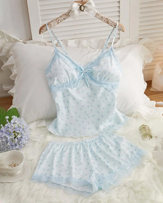 Sexy Lace Trim Lingerie Sleepwear