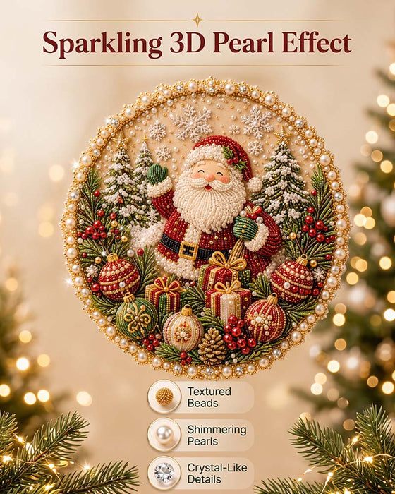 🌸🌻 Four Seasons & Holiday Pearl Art Hanging Wreath Kit 🍂🎄
