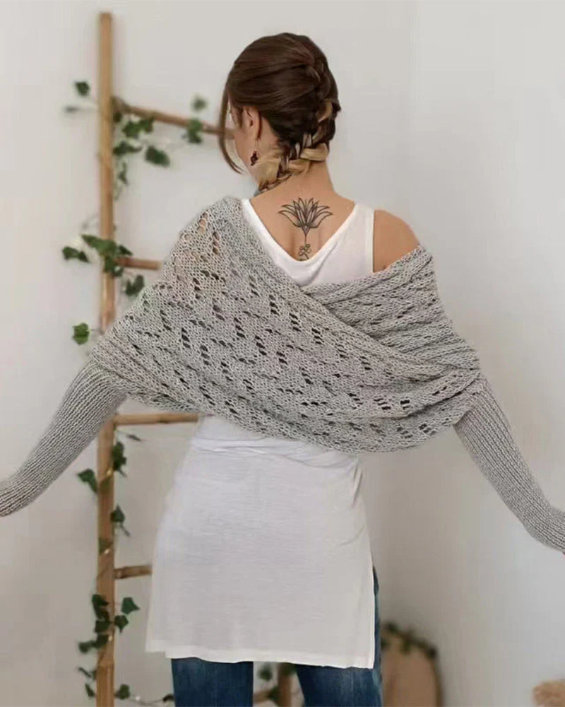 Women's Fashionable Knitted Scarf Shawl