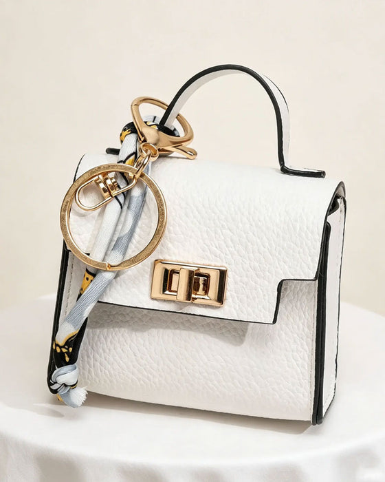Mini Square Bag Pendant Keychain