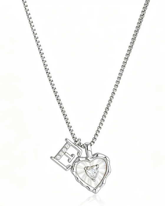 A–Z Micro Pave Letter Pendant Necklace
