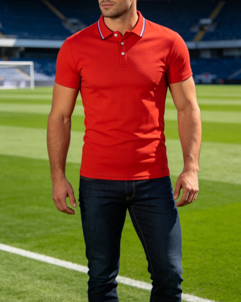 Lapel Breathable Short Sleeve Shirt