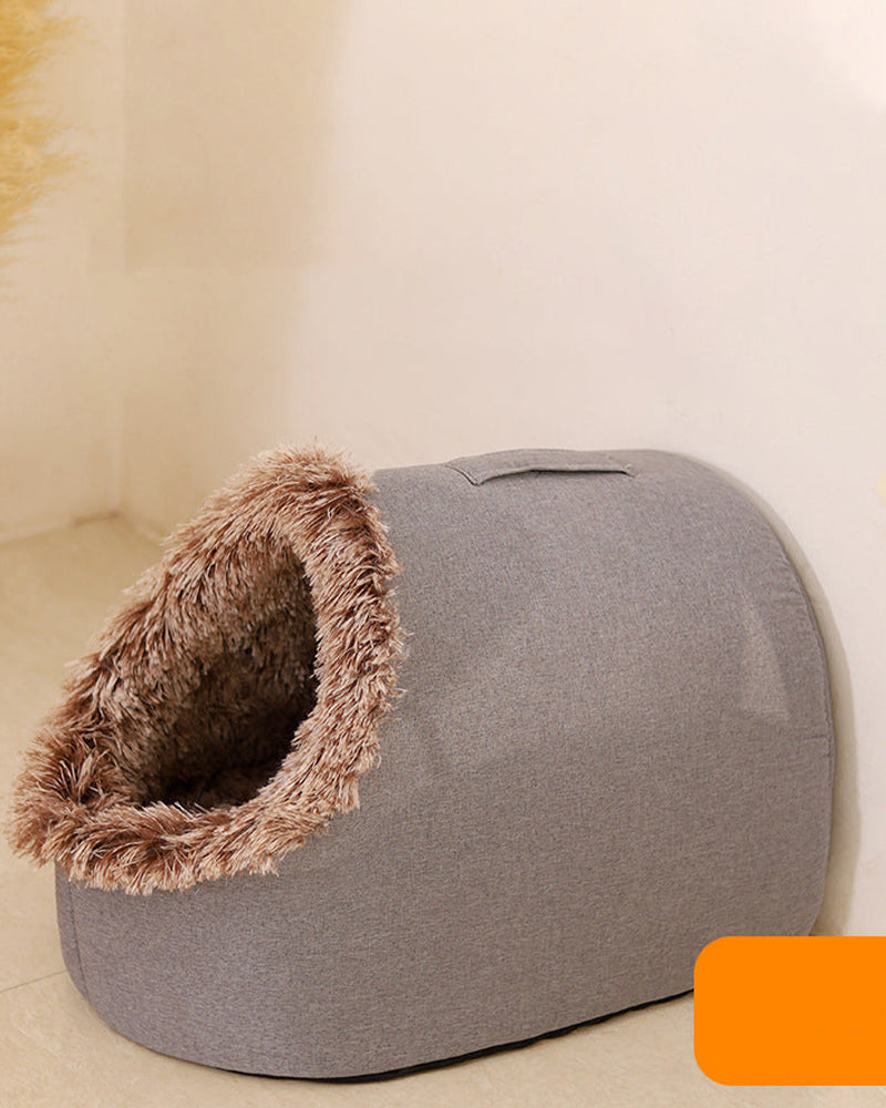 OFFWinter Warm Pet Cave Bed