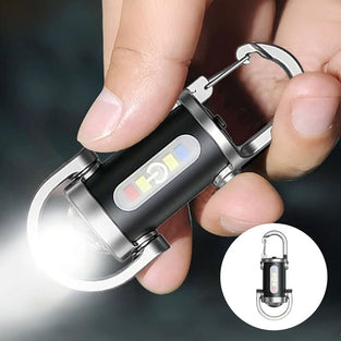 Rechargeable Mini Flashlight Keychain