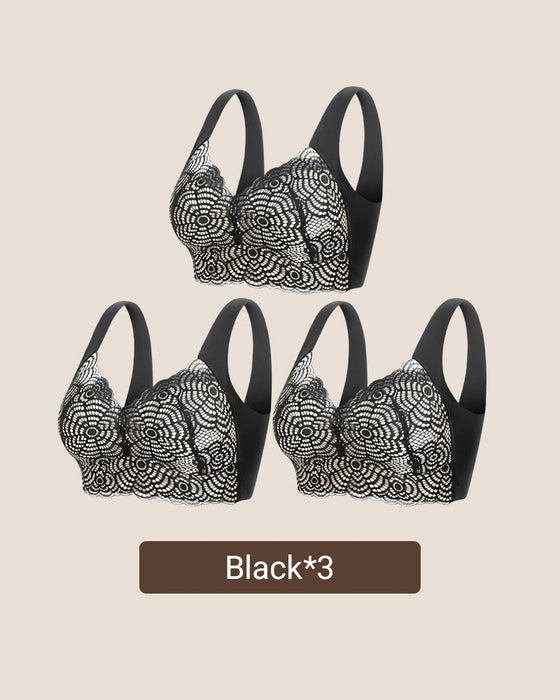 🤩LAST DAY OF SALE 🔥Ultimate Lifting & Support Lace Plus Size Bra