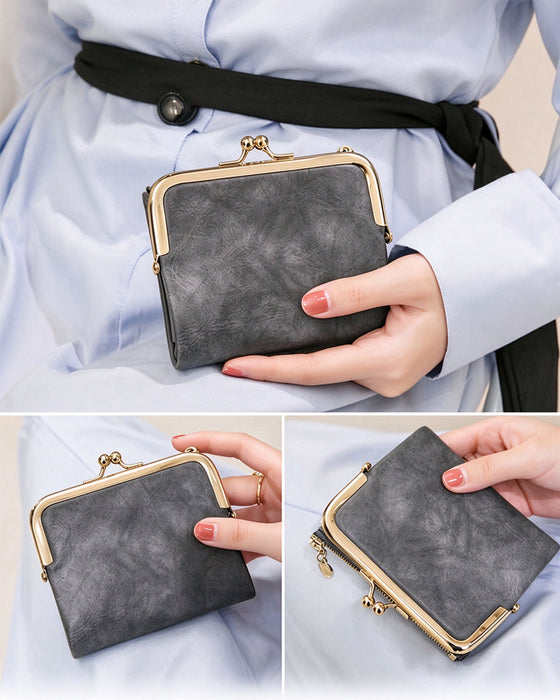 Mini Fashion Ladies Square Short Wallet
