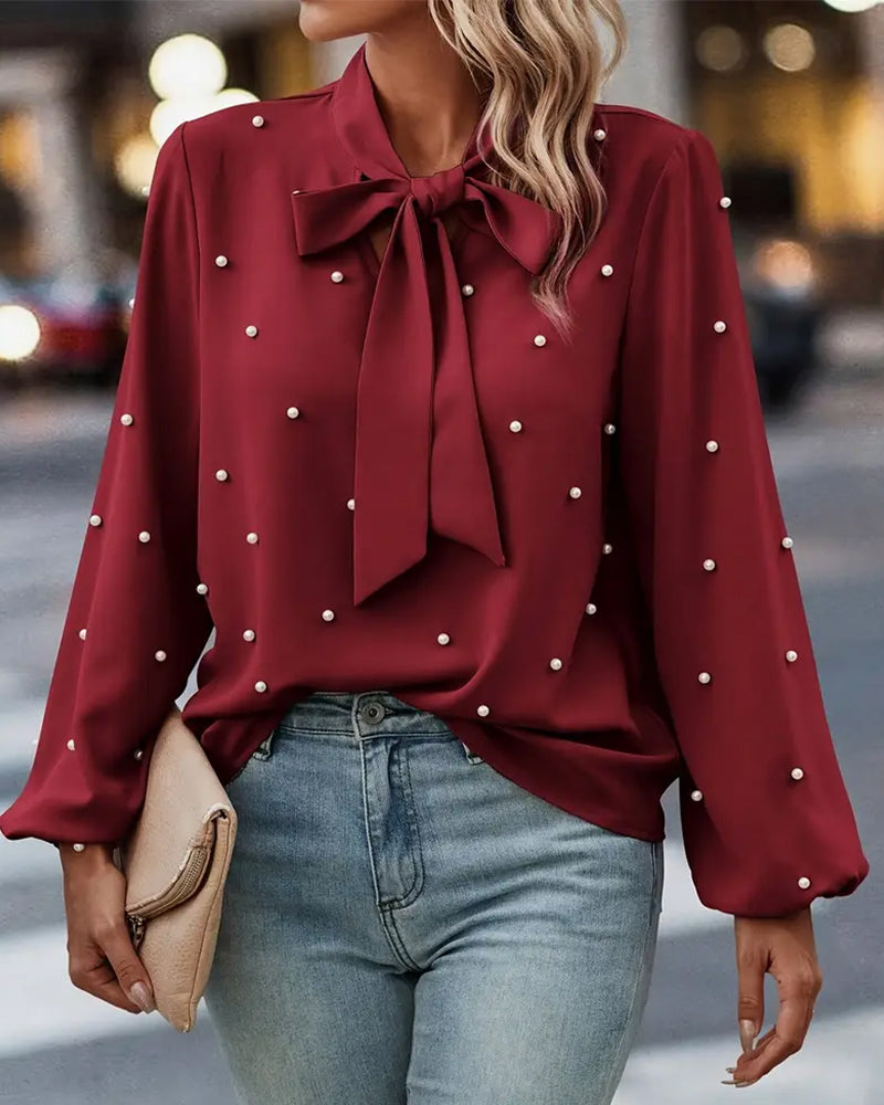 Ribbons, Beads and Temperamental Blouse