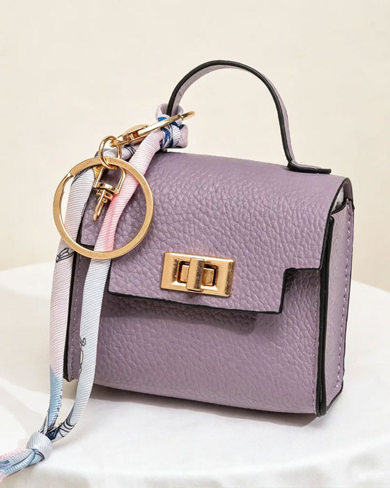 Mini Square Bag Pendant Keychain