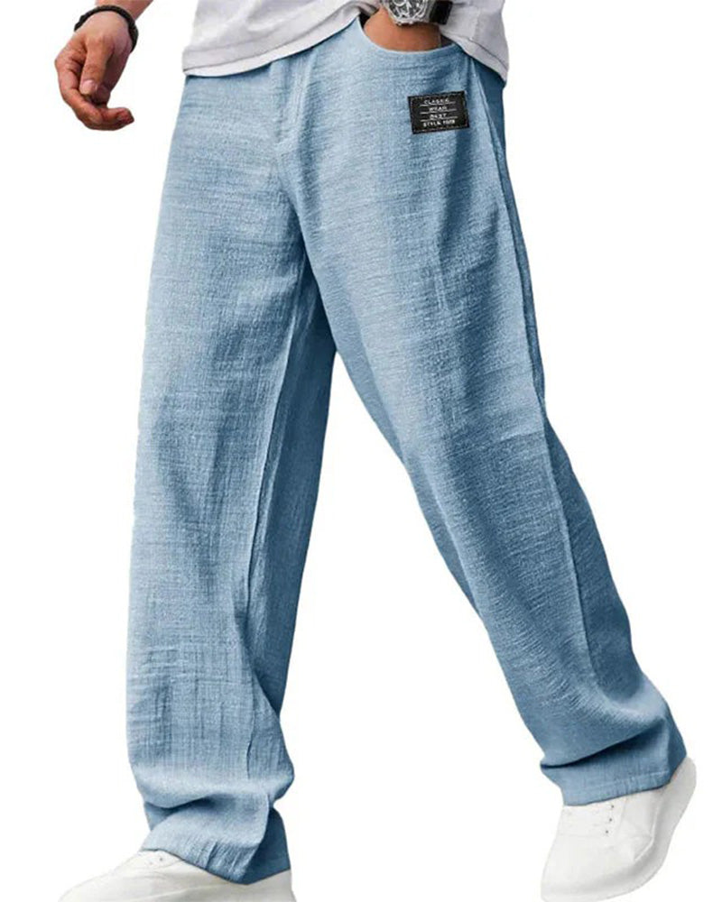 Men's Breathable Straight-Leg Trousers