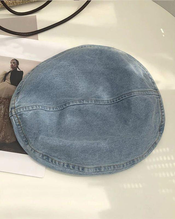 Women'sVintage Denim Beret