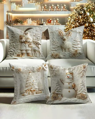 Elegant Christmas Decorative Pillowcases