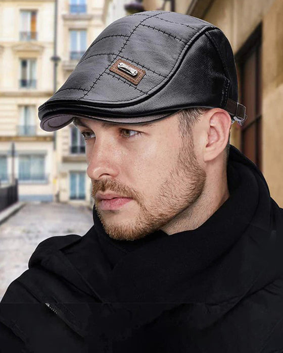 New Fashion Leather Beret