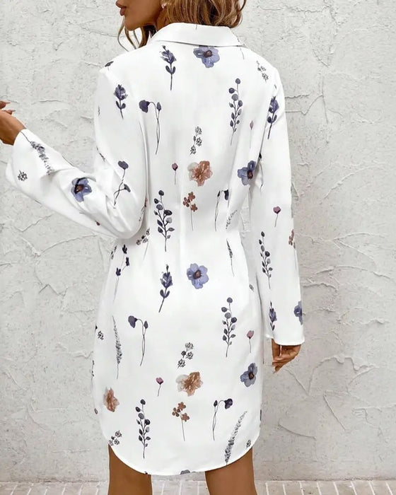 Fashion Print Fitted Dress