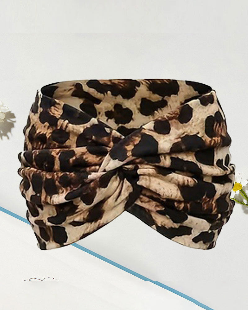 Vintage Style Wide Tie-Dye Hairband