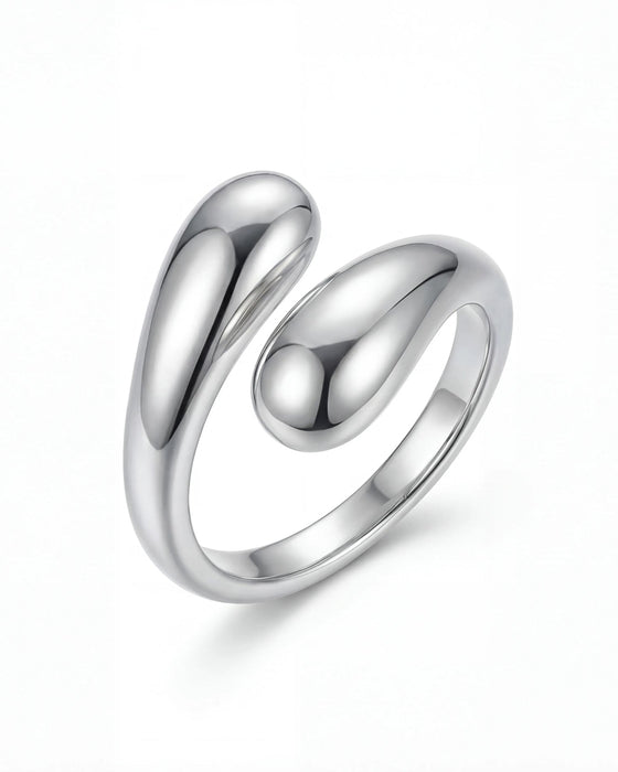 Irregular Water Drop Ring