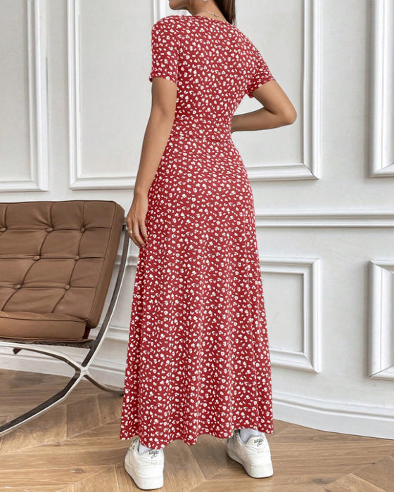 Sexy Elegant Printed Dress