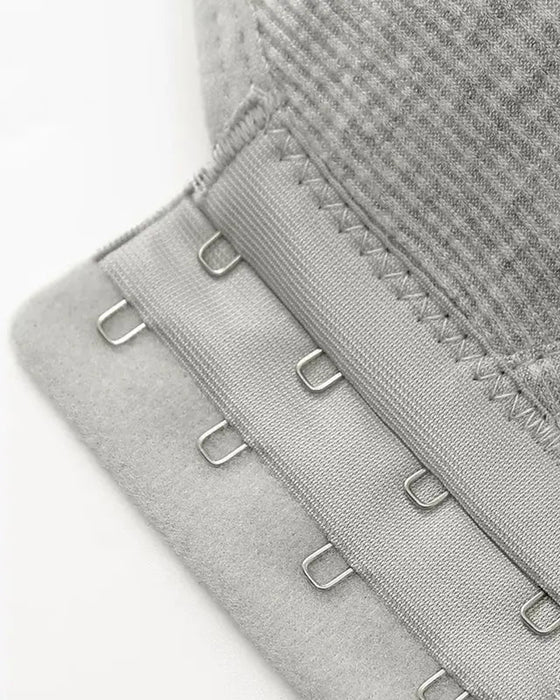Adjustable Front Closure Push-Up Bra Wire-Free, Seamless & Side Support for Daily Wear, Spring-Summer Comfort