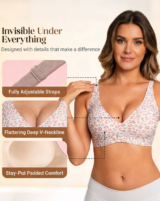 Wireless Women's Comfortable Seamless Push-up Bra