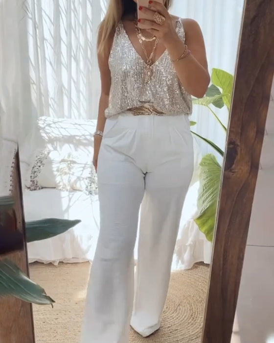 Casual front-back reversible camis