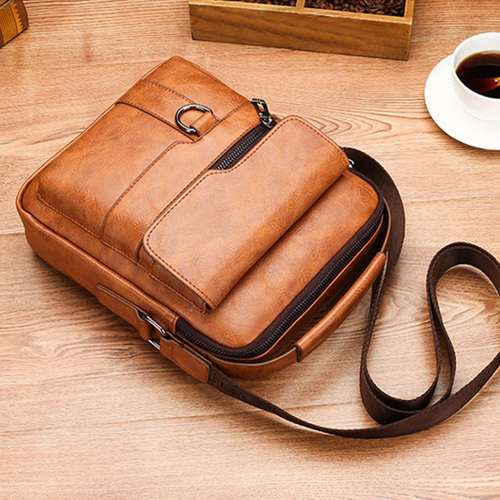 Crossbody Bag Men's Shoulder Bag Vintage