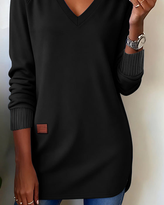 V-Neck Stylish Hoodie