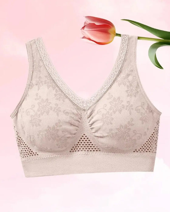 Pure Cotton Buttonless Comfy Lifting Shaping Bra