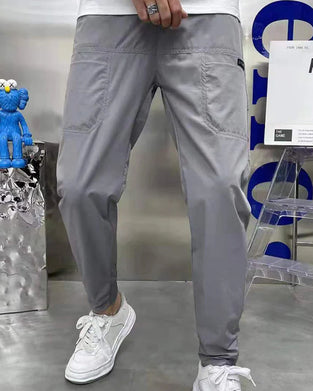 Men's High Stretch Multi-pocket Skinny Cargo Pants