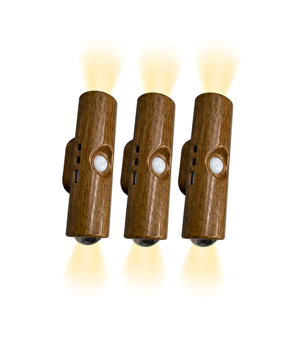 Dual-Head Cat's Eye Sensor Wall Light