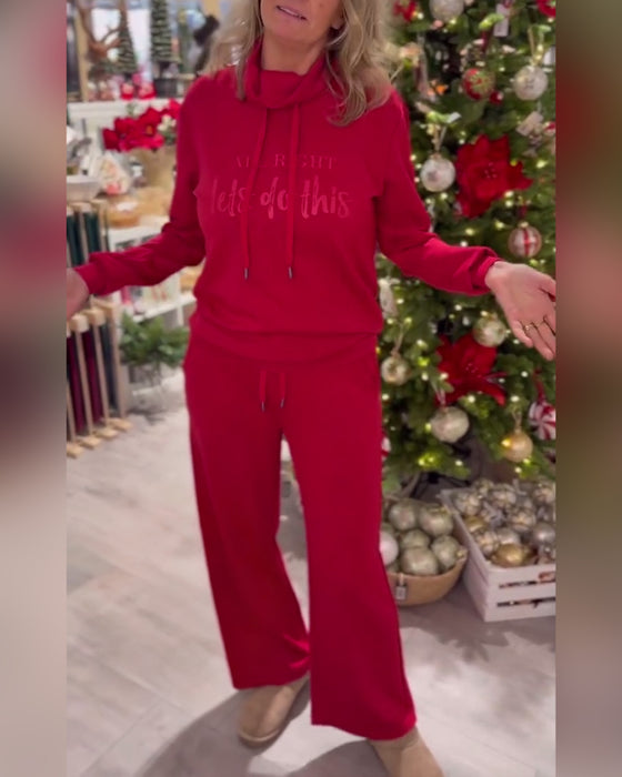 Casual Sportswear Two-Piece Set