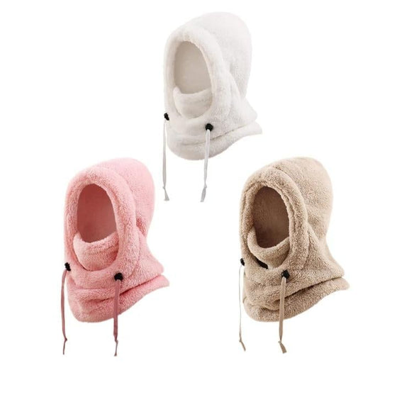 Kids 3-in-1 Fleece Winter Hood